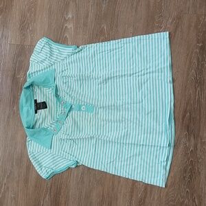 (L) Style & Co. Striped Pastel Casual Cottagecore Collegiate Dorm Ready